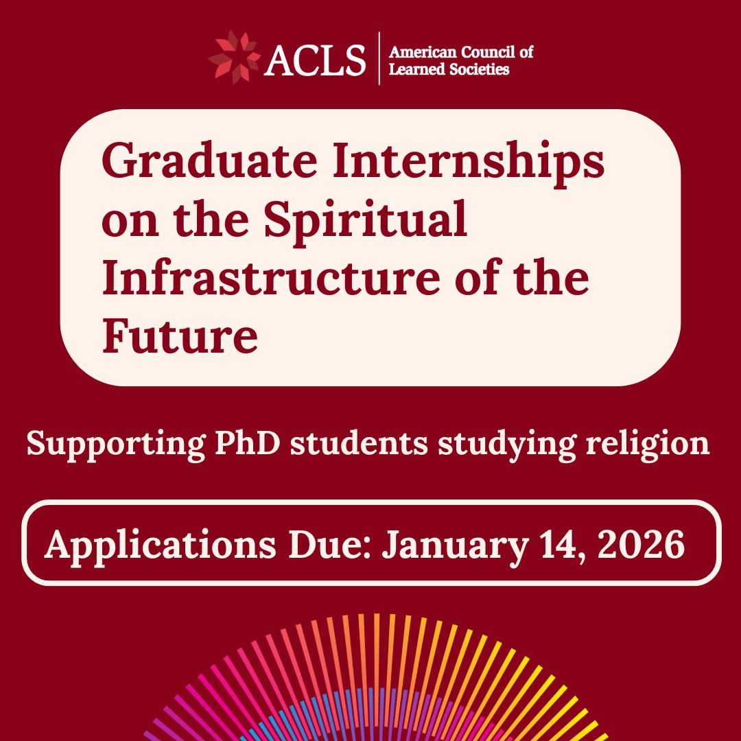 American Council of Learned Societies (ACLS) ad