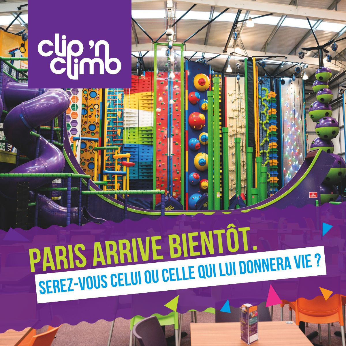 Clip 'n Climb ad