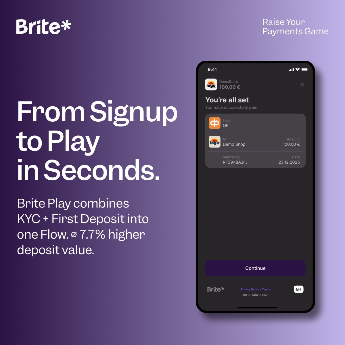 Brite Payments ad