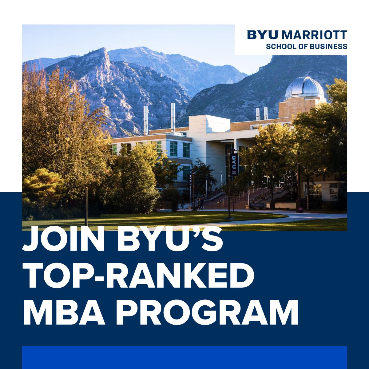 BYU Marriott MBA ad