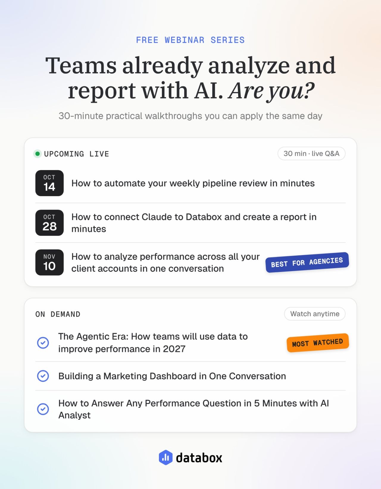 Databox ad