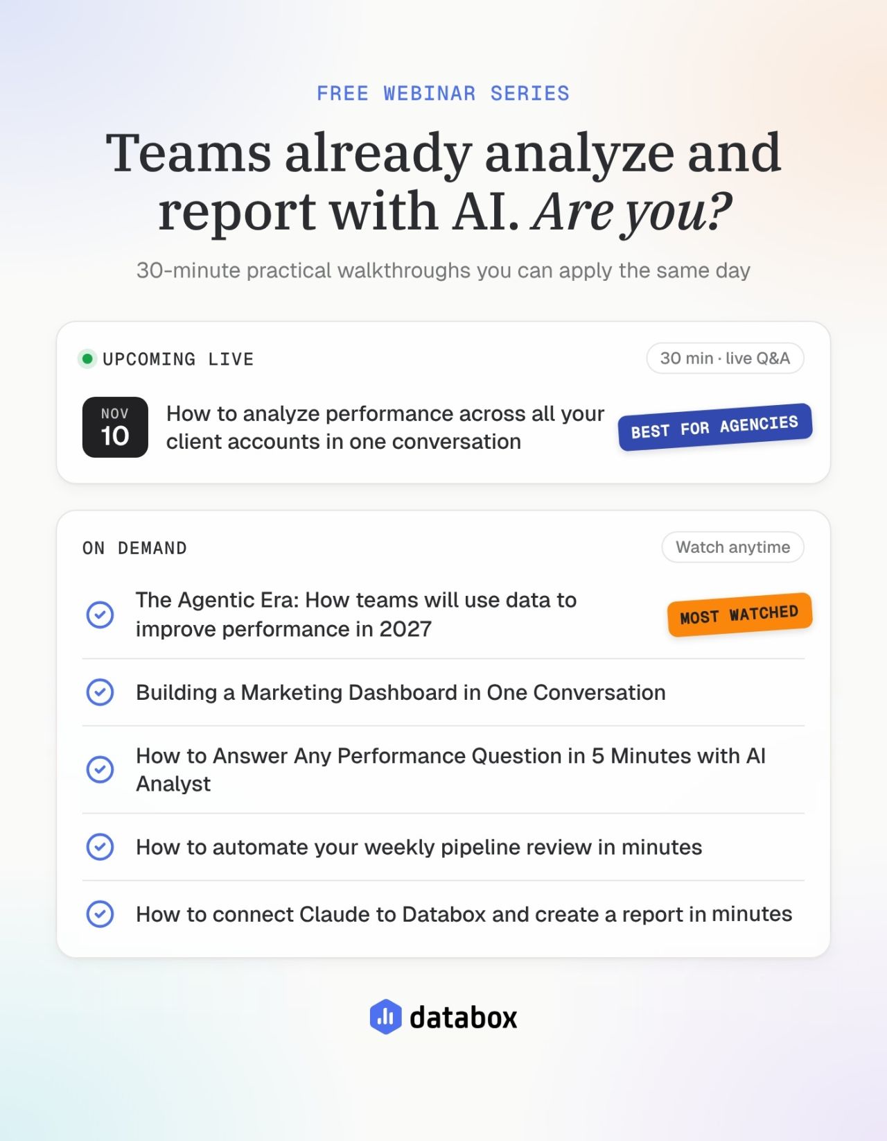 Databox ad
