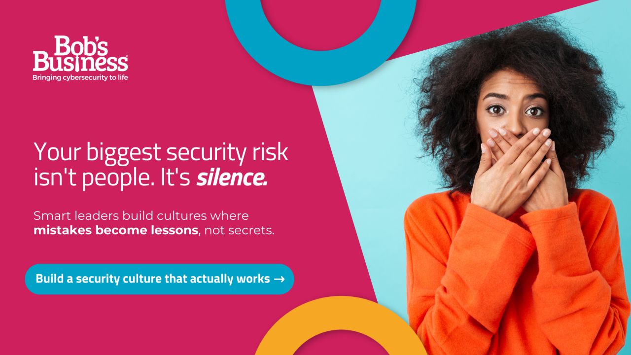 Bob's Business | The Cybersecurity Culture Company ad