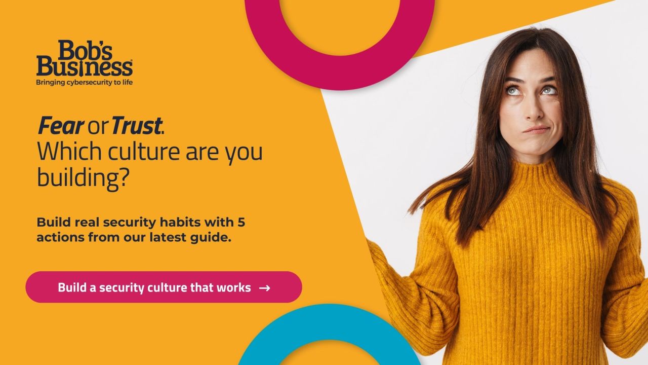 Bob's Business | The Cybersecurity Culture Company ad