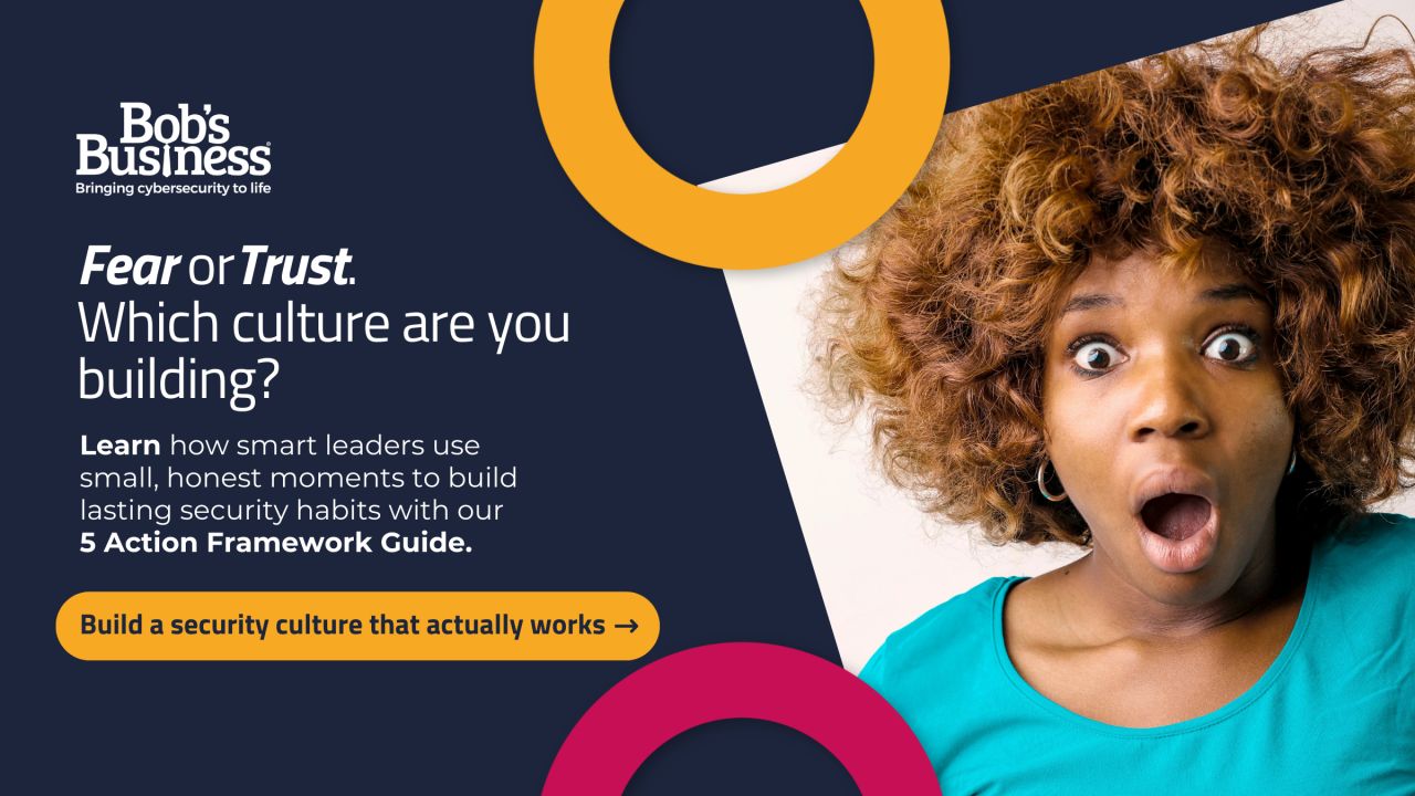 Bob's Business | The Cybersecurity Culture Company ad