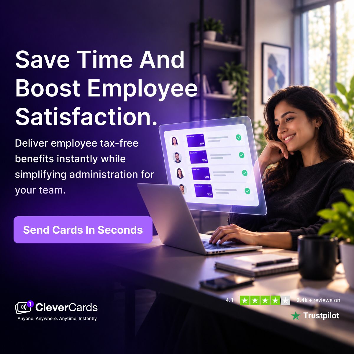 CleverCards ad
