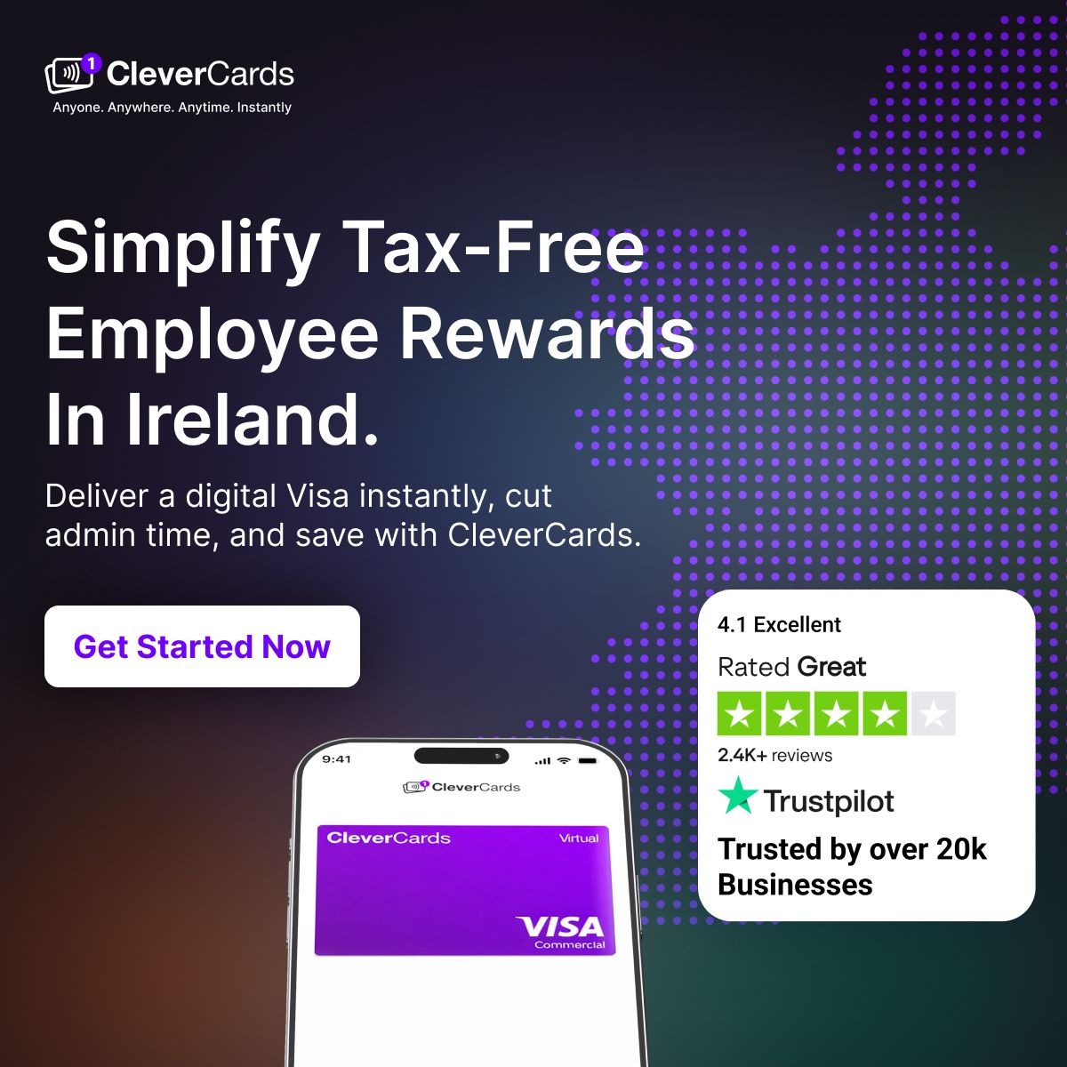 CleverCards ad