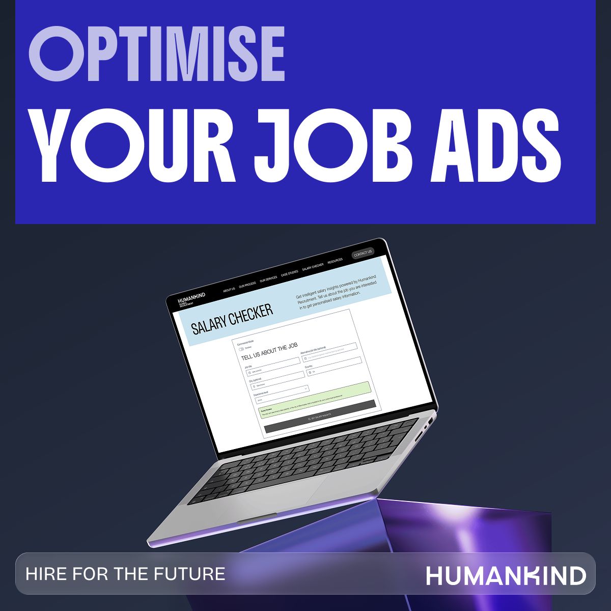 Humankind Global Recruitment ad