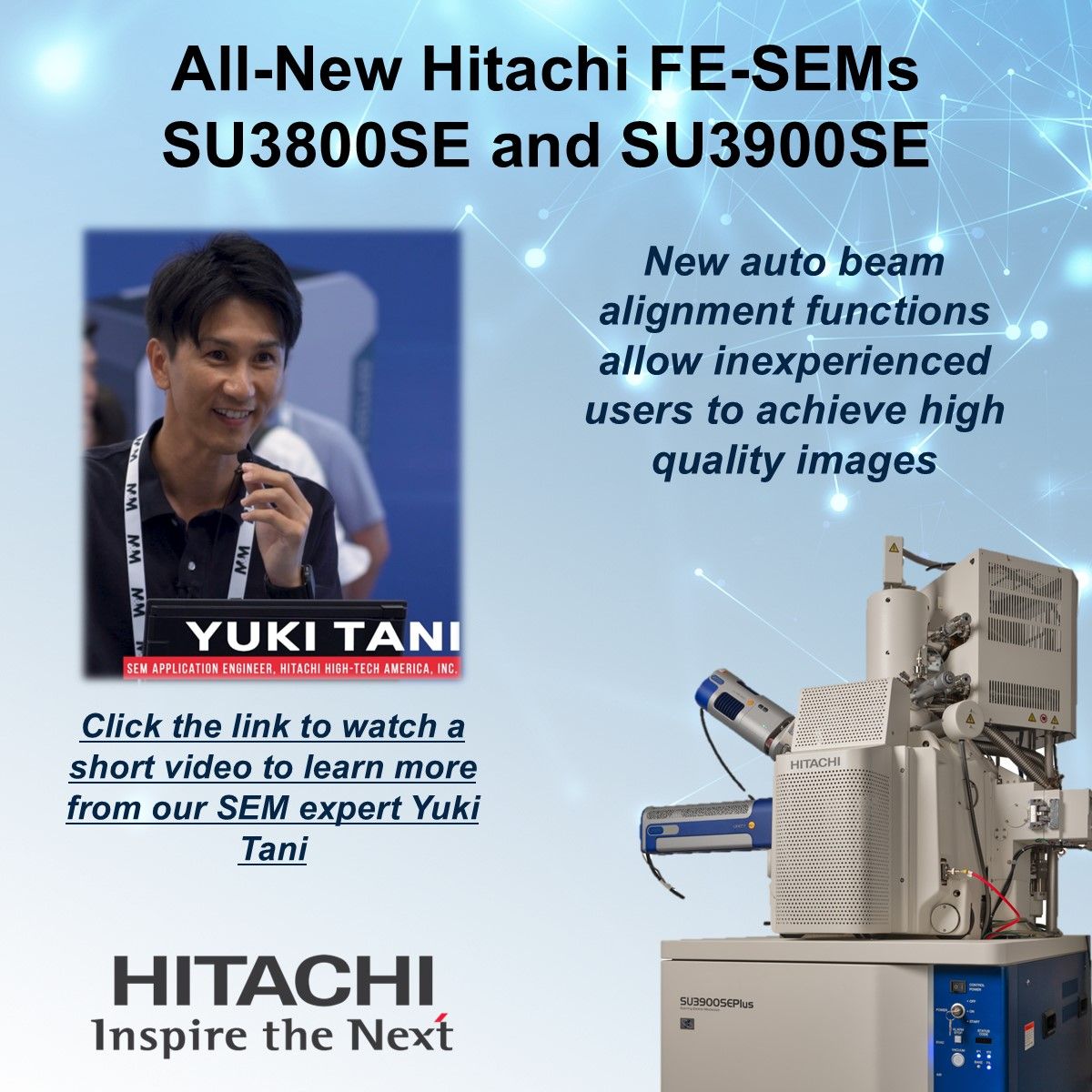 Hitachi High-Tech America, Inc. ad