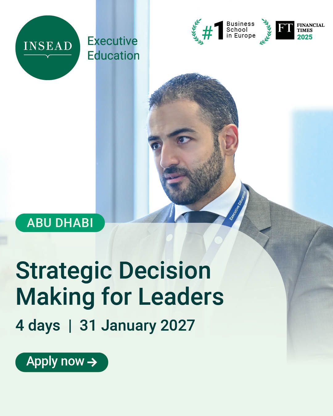 INSEAD Executive Education ad