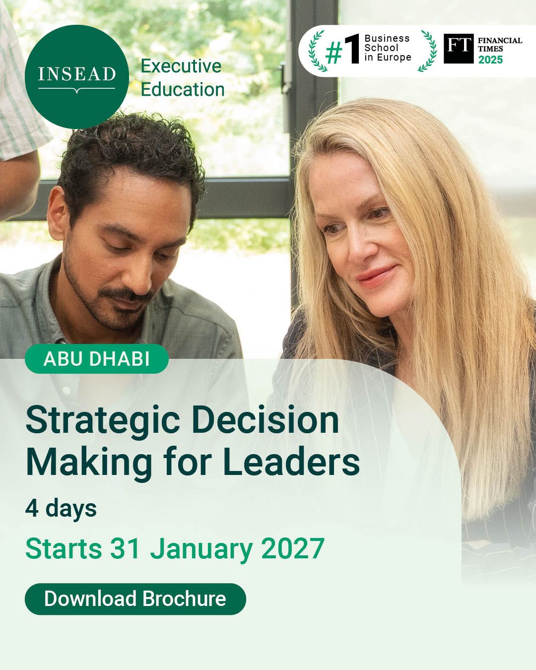 INSEAD Executive Education ad