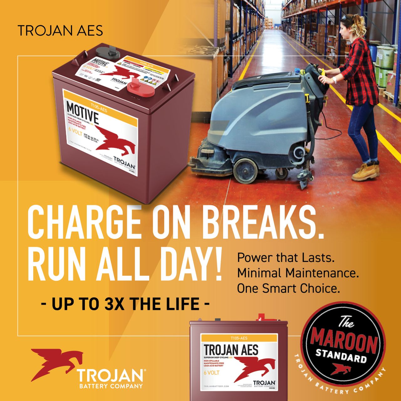 Trojan Battery Company ad