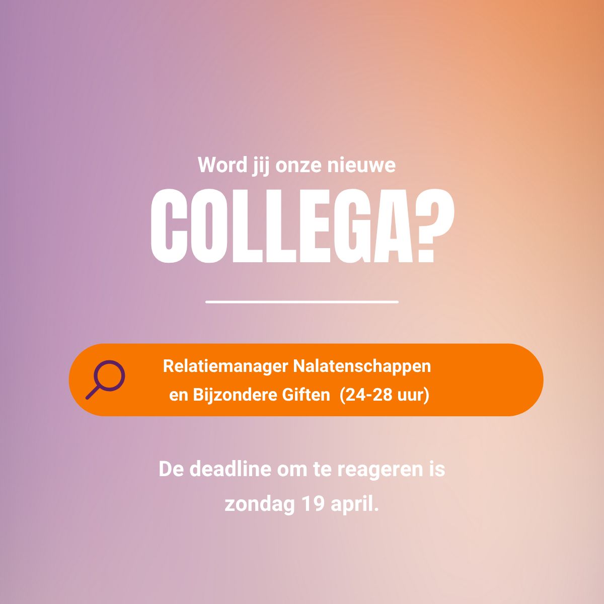 CARE Nederland ad