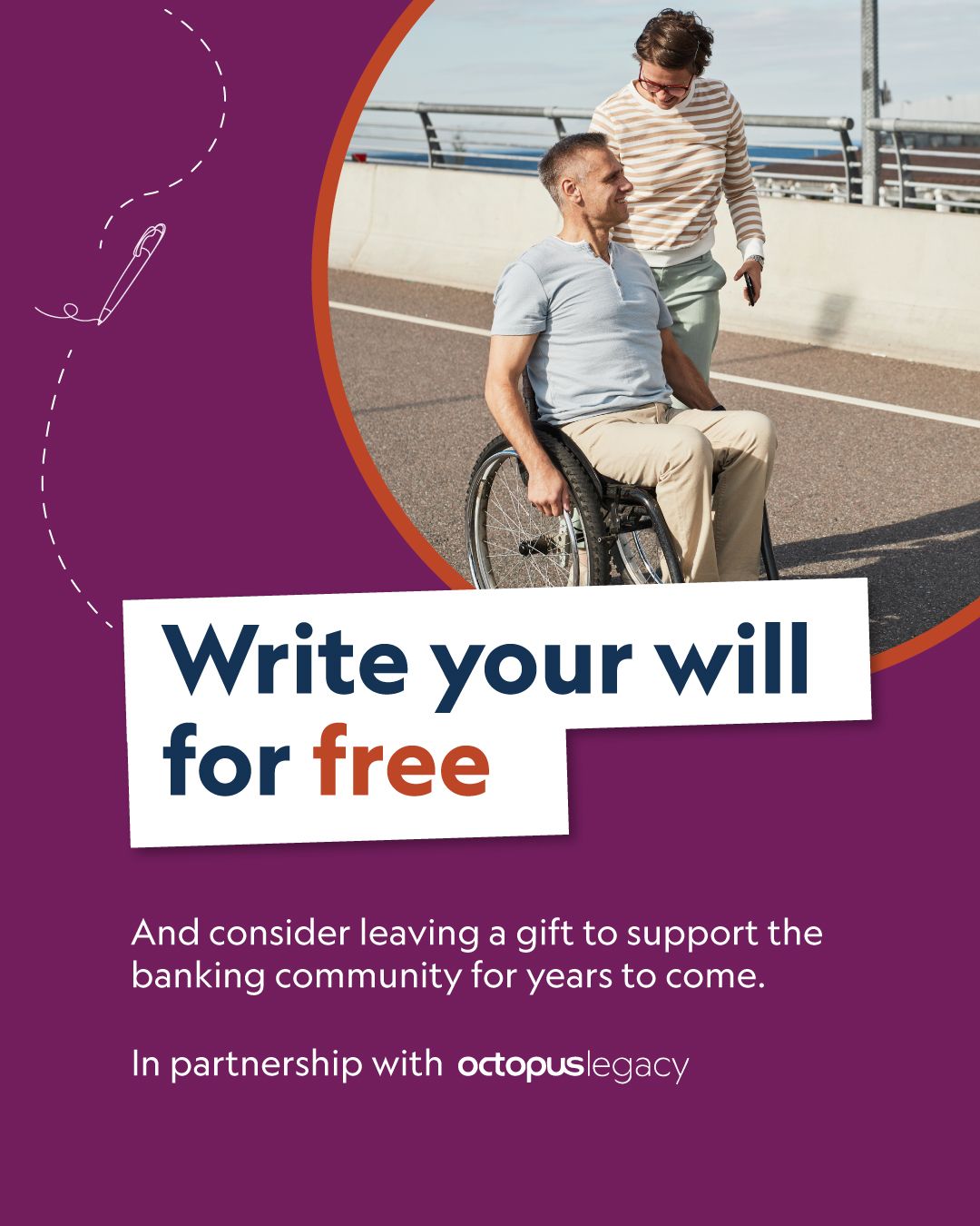 Bank Workers Charity ad