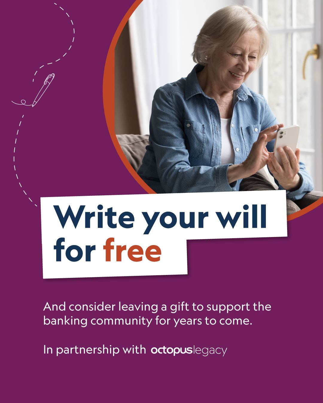 Bank Workers Charity ad