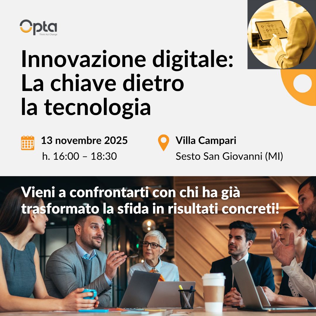 OPTA - Think Act Change ad