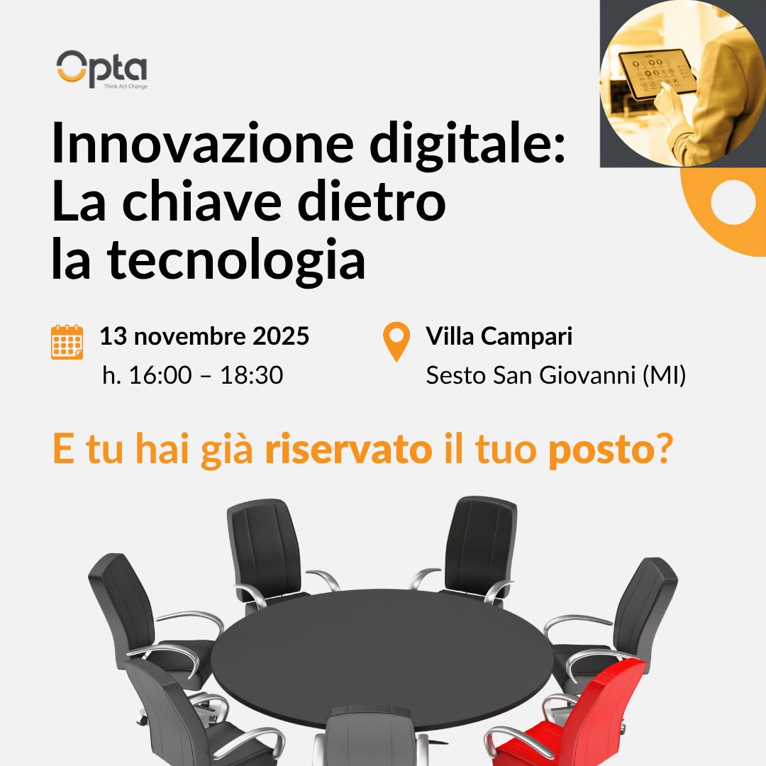 OPTA - Think Act Change ad