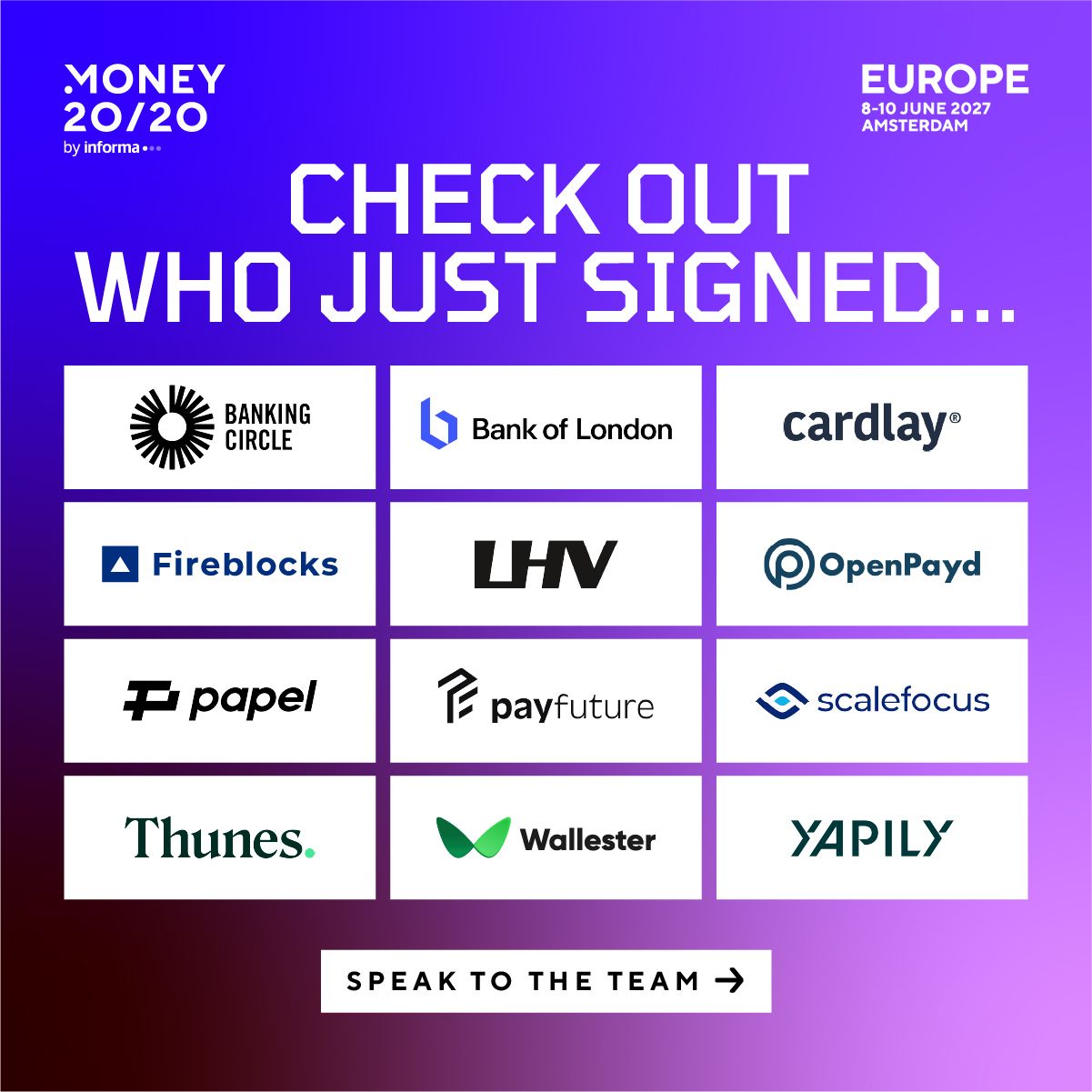 Money20/20 ad