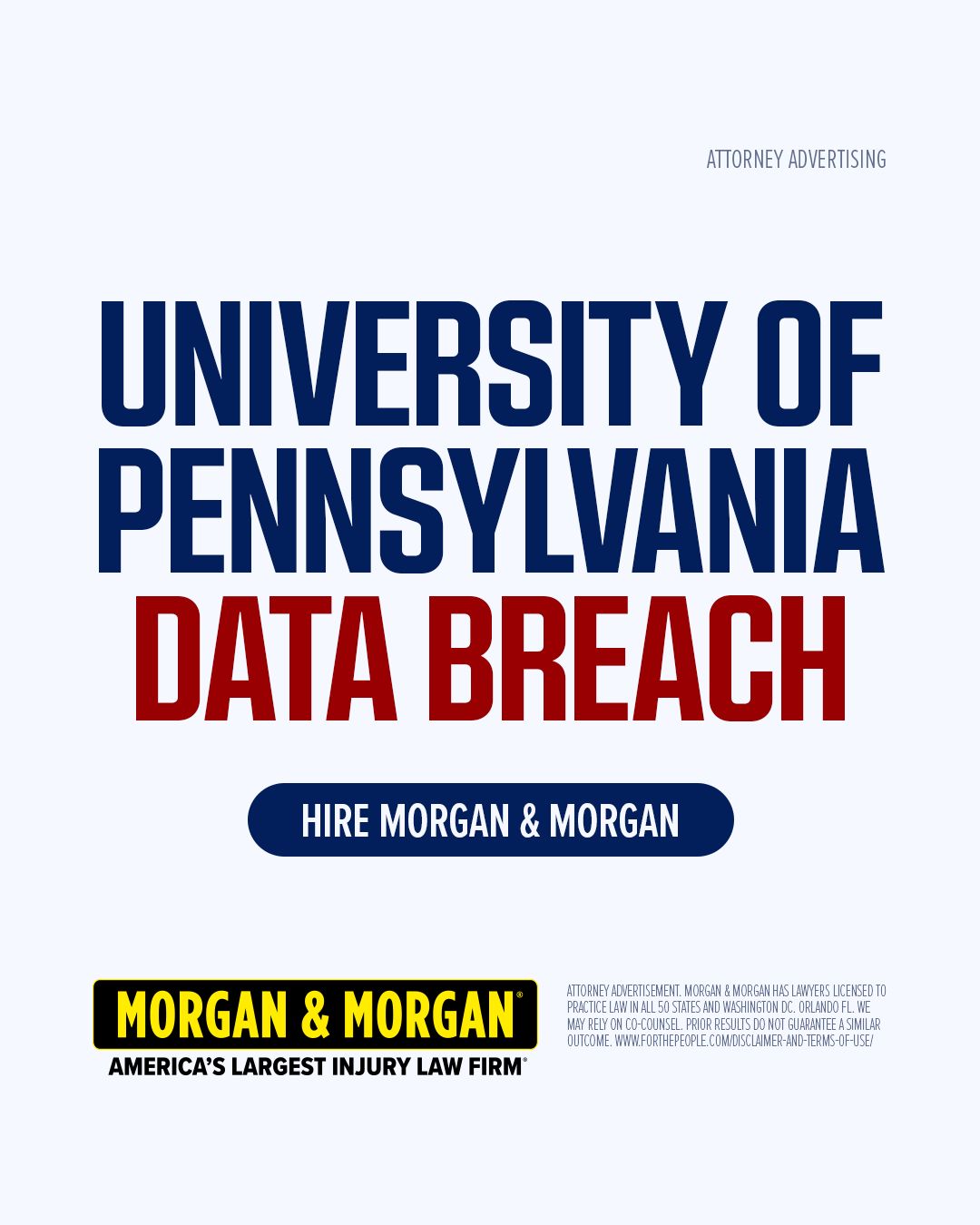 Morgan & Morgan, P.A. ad