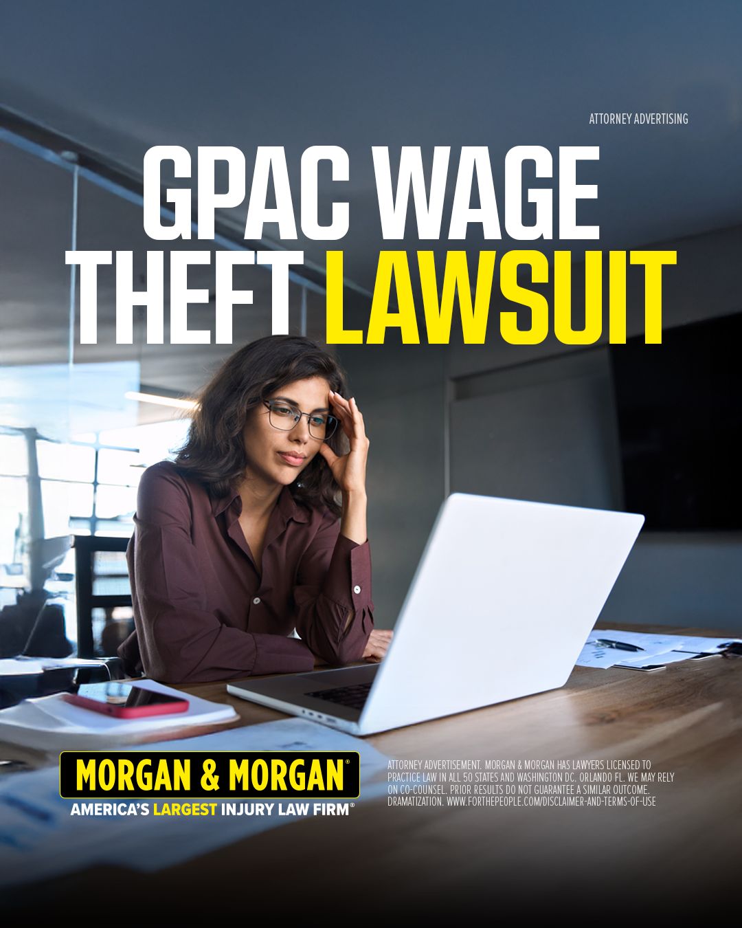 Morgan & Morgan, P.A. ad