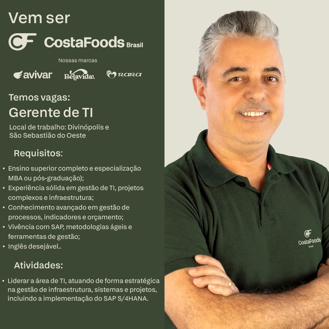 CostaFoods Brasil ad