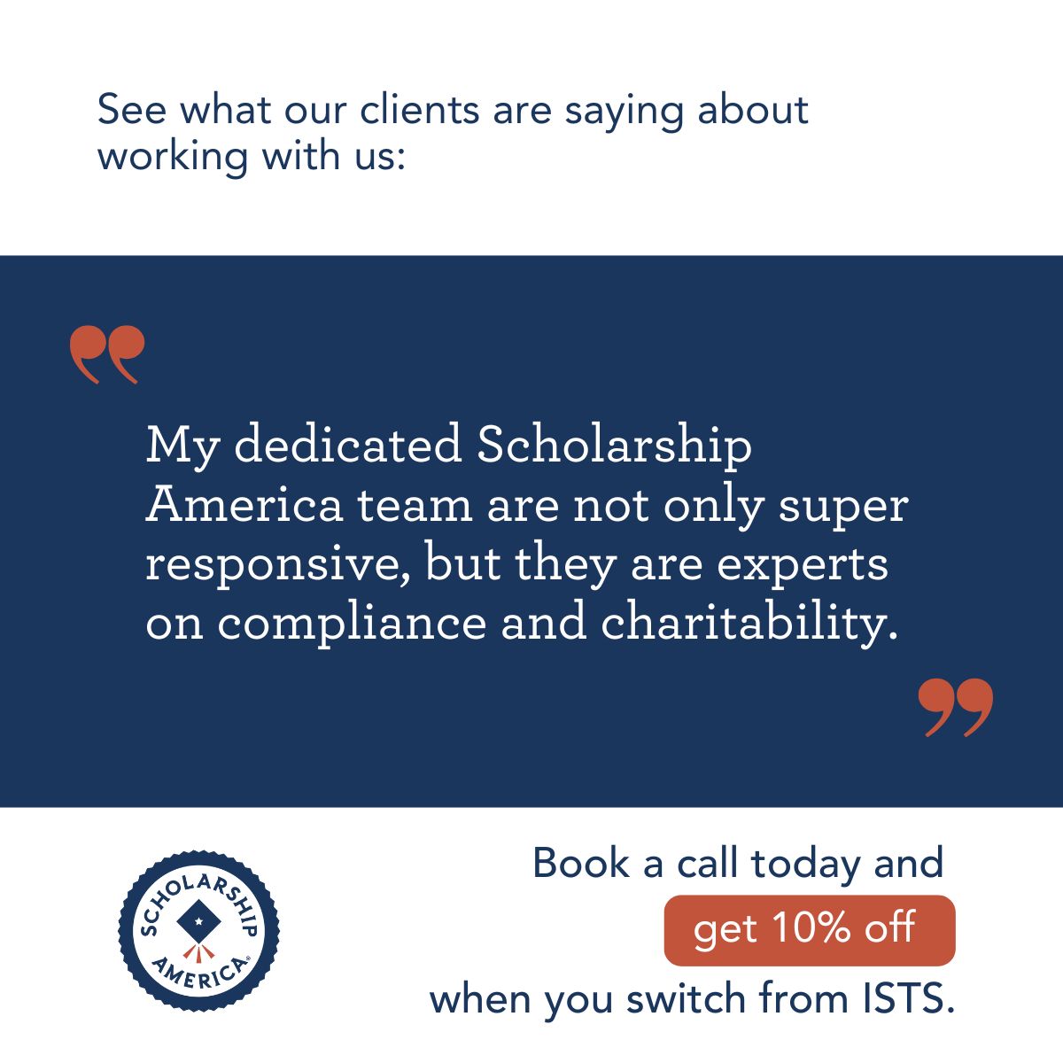Scholarship America ad