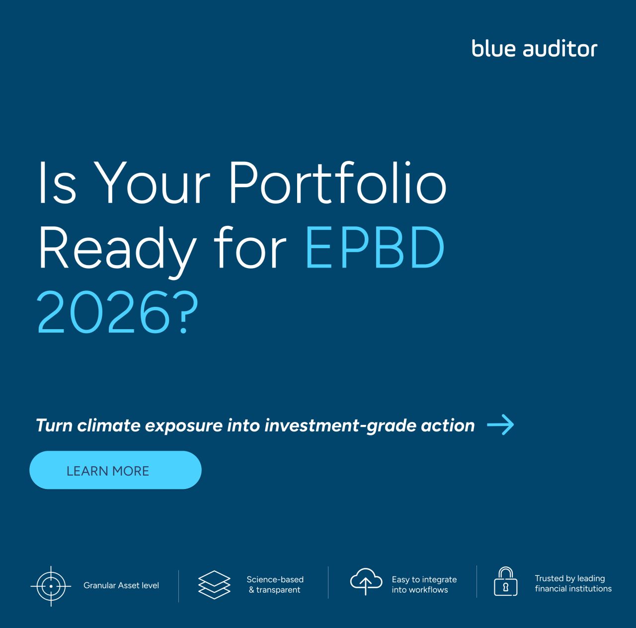 Blue Auditor ad