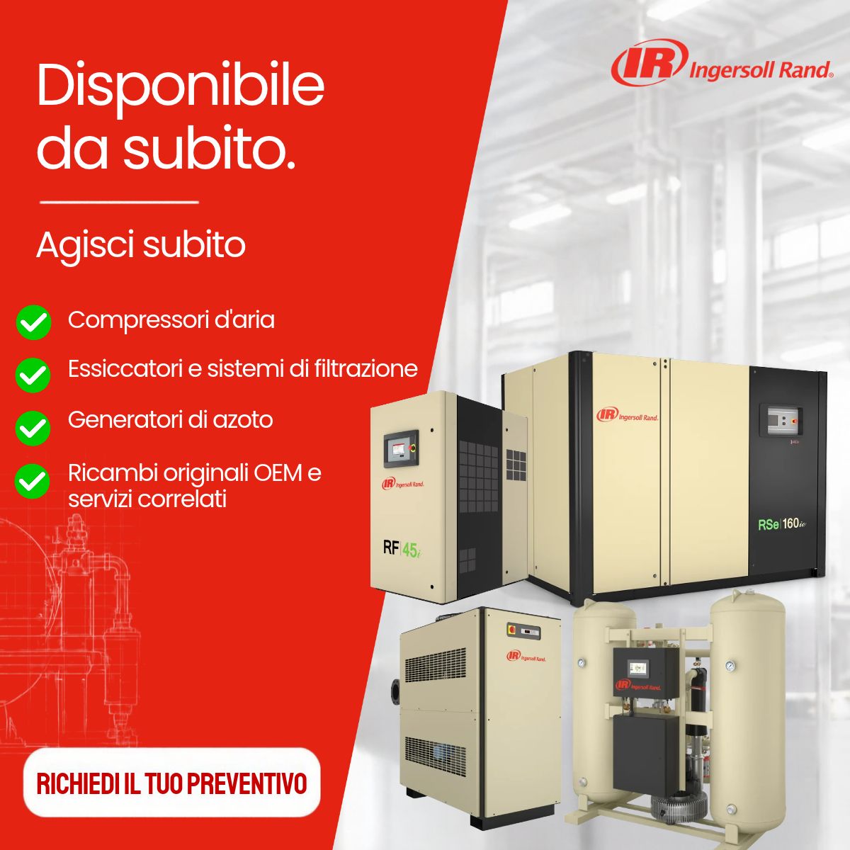 Ingersoll Rand Compressor Systems & Services ad