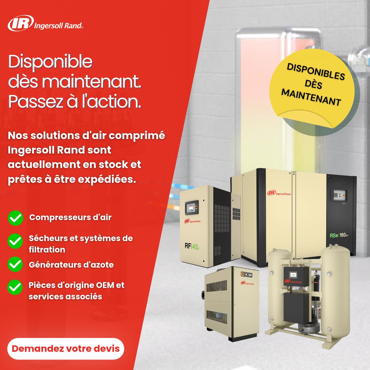 Ingersoll Rand Compressor Systems & Services ad