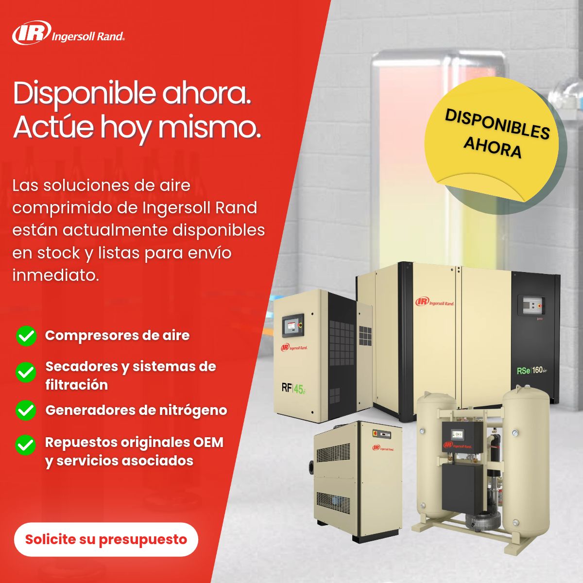 Ingersoll Rand Compressor Systems & Services ad