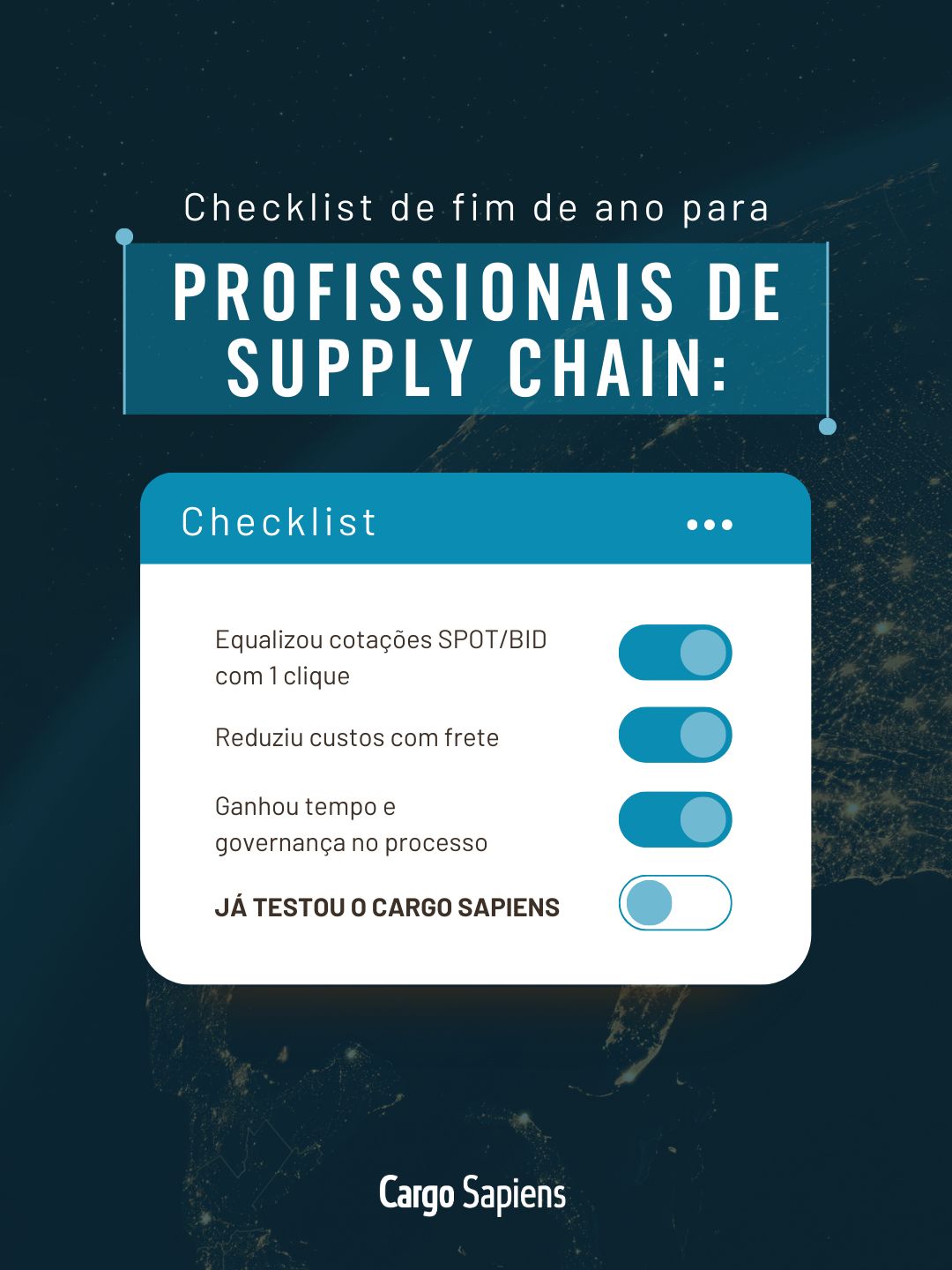 Cargo Sapiens ad
