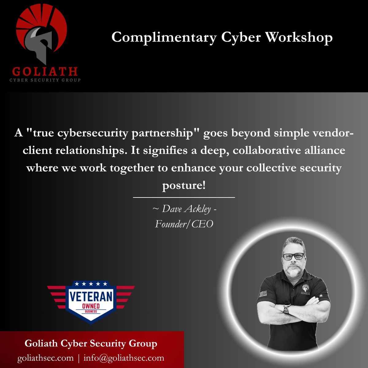 Goliath Cyber Security Group ad