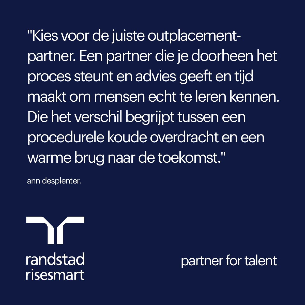 Randstad Belgium ad