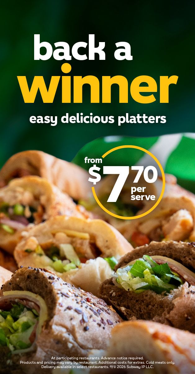 Subway® Australia ad
