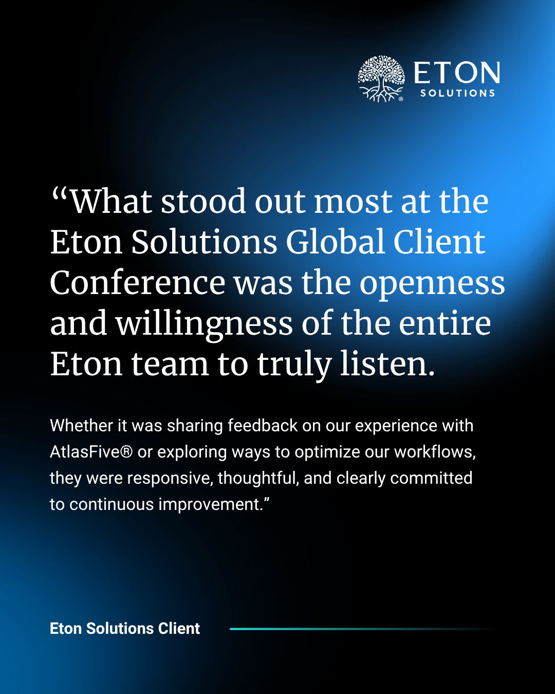 Eton Solutions LP ad