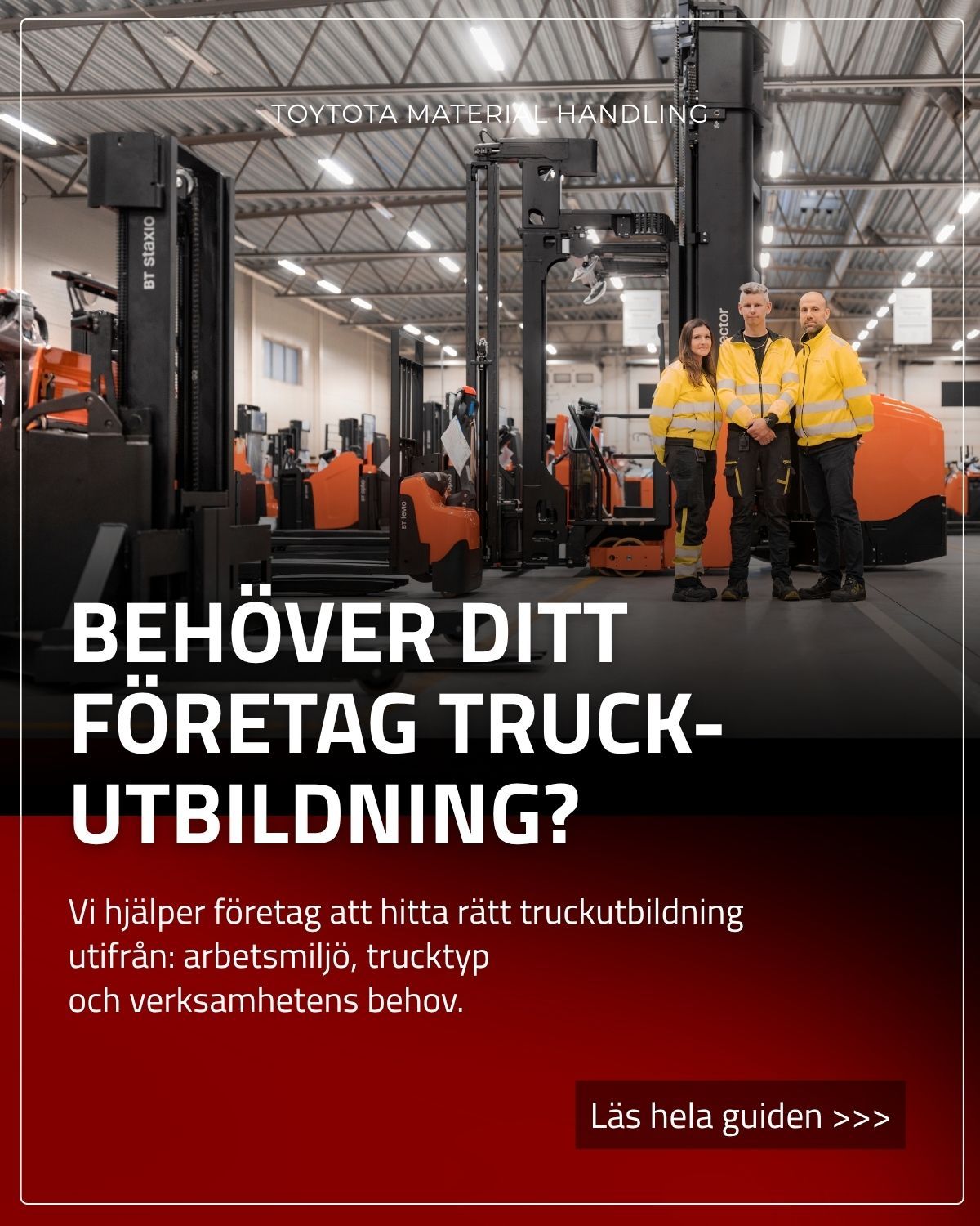 Toyota Material Handling Sweden ad