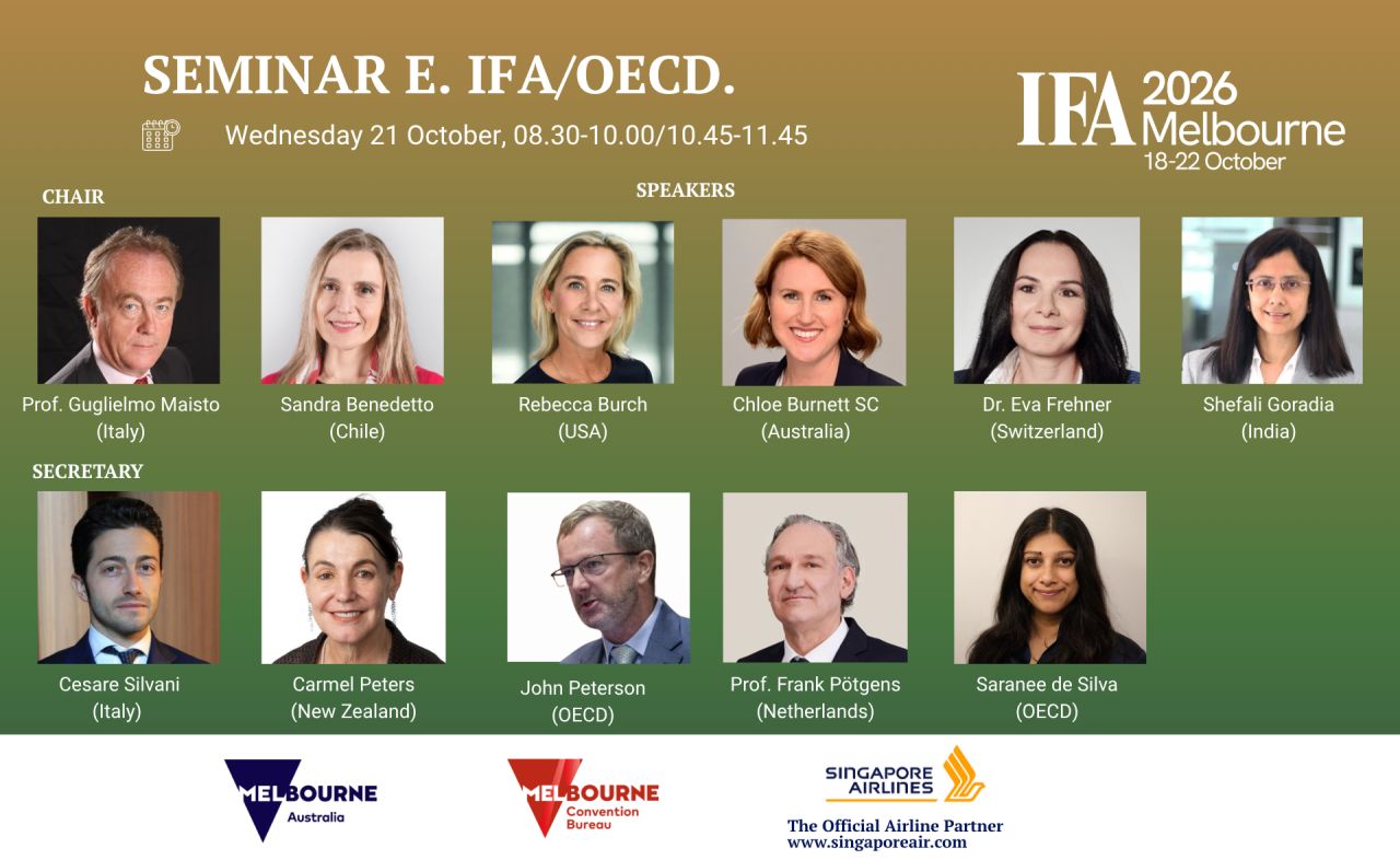 International Fiscal Association ad
