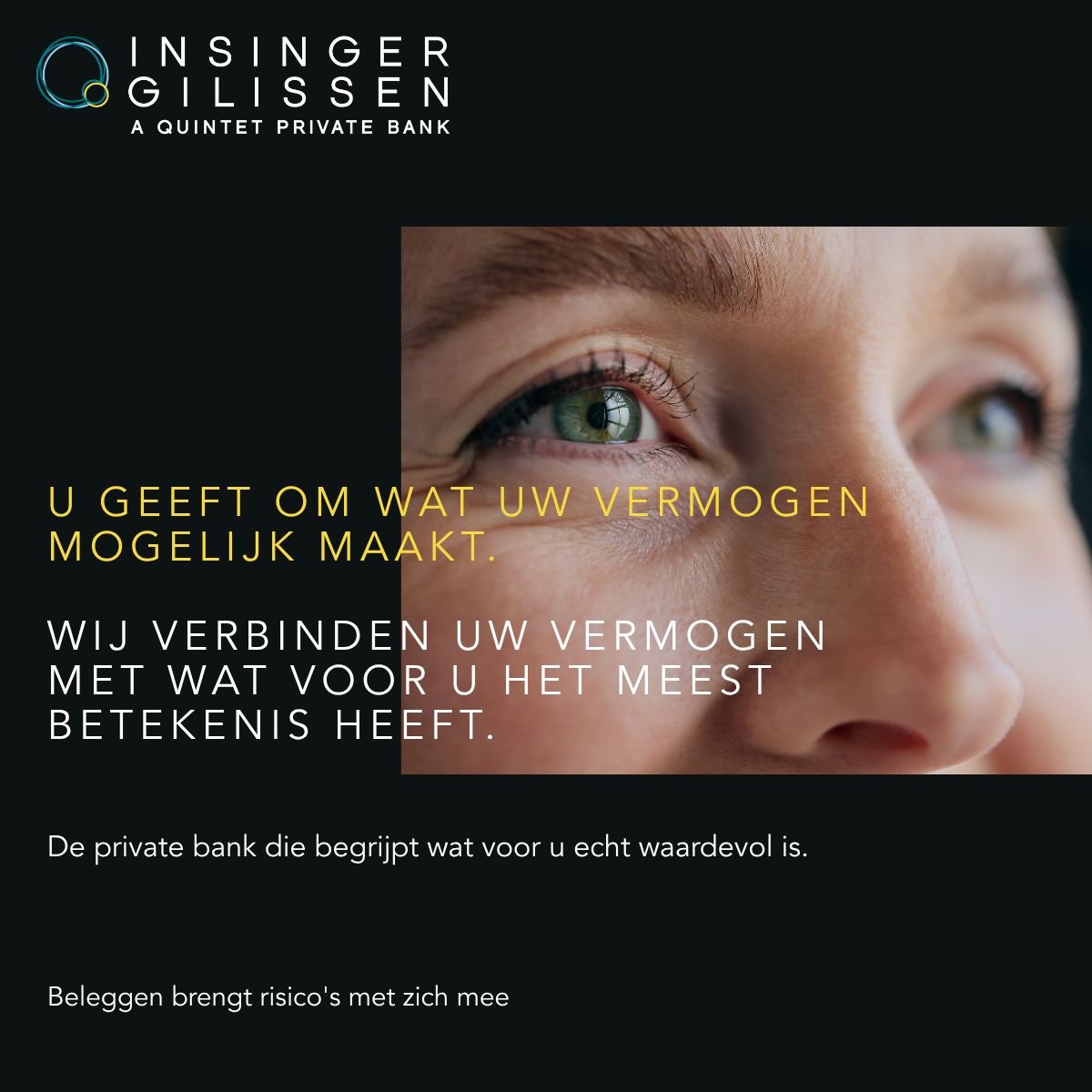 InsingerGilissen | A Quintet Private Bank ad