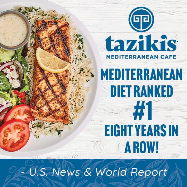 Taziki's Mediterranean Cafe ad