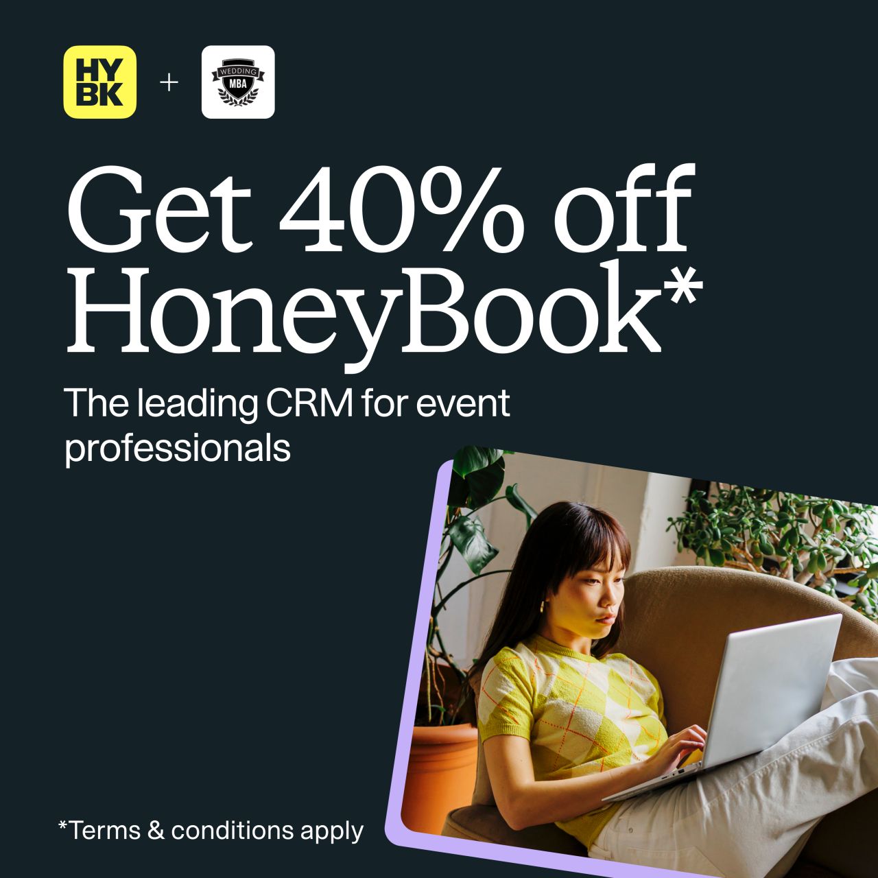 HoneyBook ad