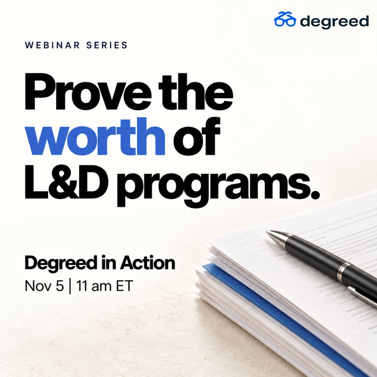 Degreed ad