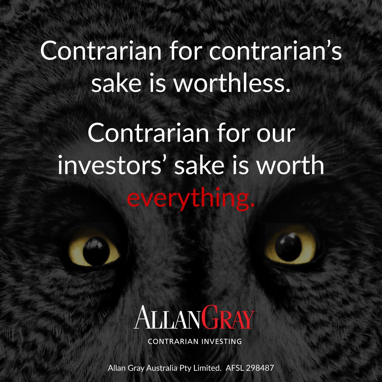 Allan Gray Australia ad