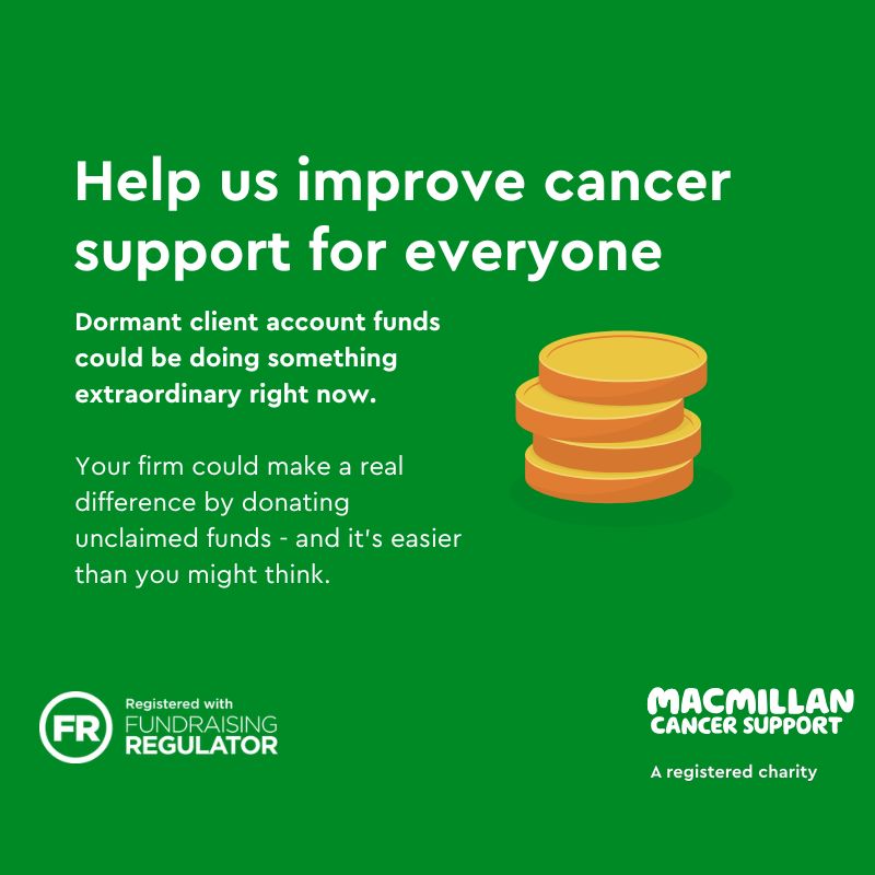 Macmillan Cancer Support ad