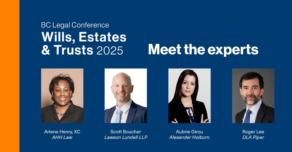 Canadian Bar Association, BC Branch ad