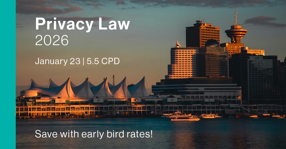 Canadian Bar Association, BC Branch ad