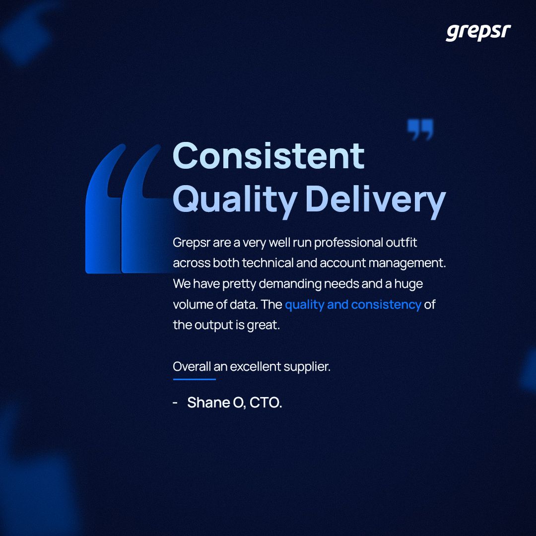 Grepsr ad