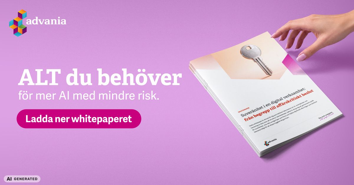 Advania Sweden ad