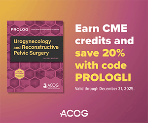 American College of Obstetricians and Gynecologists (ACOG) ad