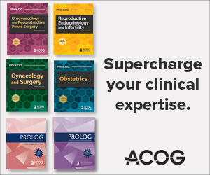 American College of Obstetricians and Gynecologists (ACOG) ad