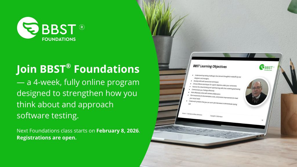 BBST® courses ad